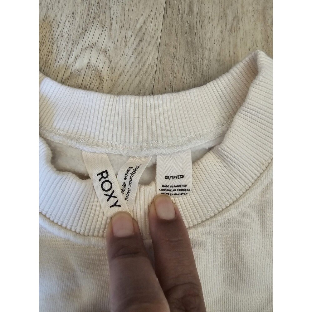 Roxy Women's Oversized Crewneck Kinda Salty Sweater Size XS - Picture 3 of 6